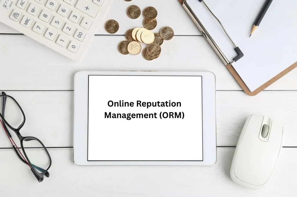 online reputation management written on tablet