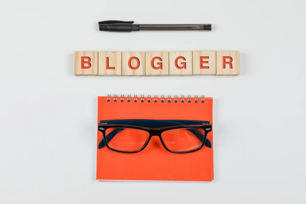 blogger written pic